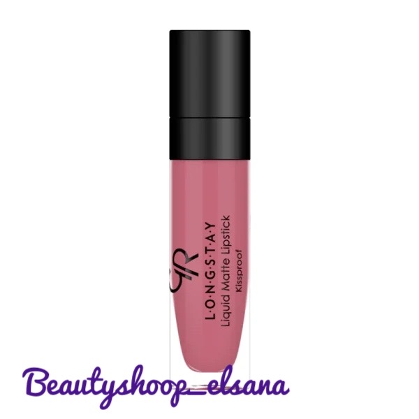 رژ لب مایع مات گلدن رز مدل Long Stay شماره 36