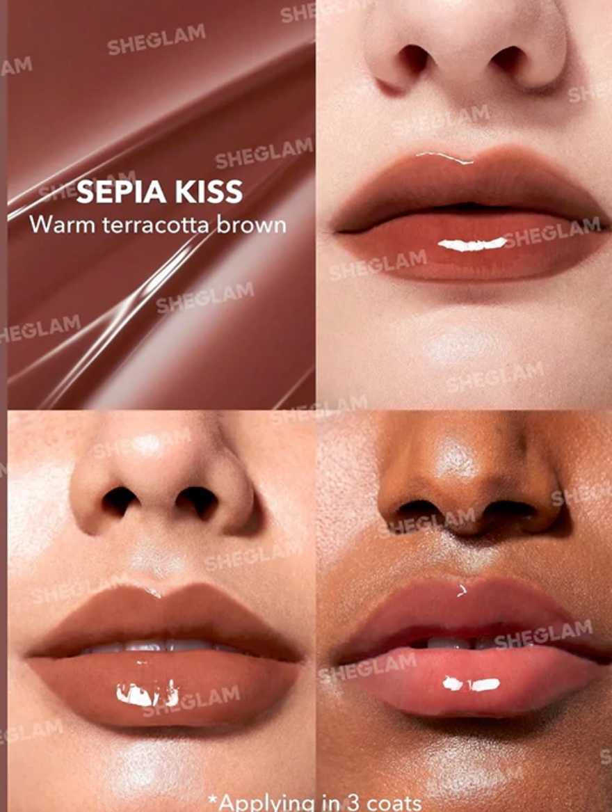 پلامپر حجم دهنده شيكَلم مدل POUT PERFECT SEPIA KISS رنكَ