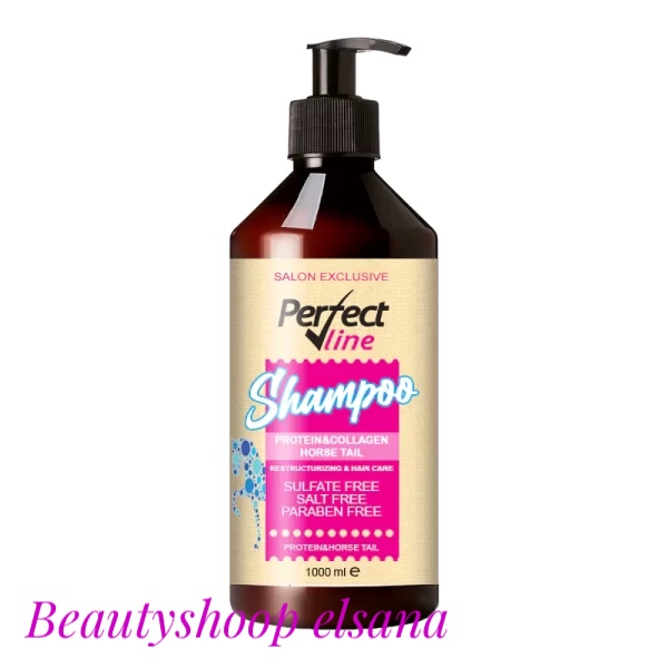 شامپو ترمیم کننده پرفکت لاین مدل COLLAGEN & HORSETAIL