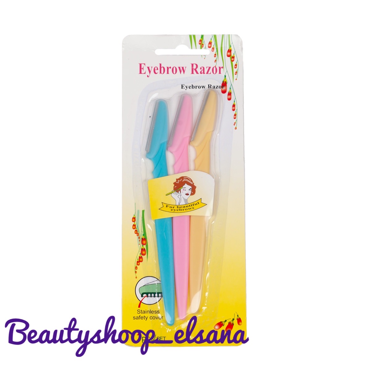 پک تیغ ابرو ۳ عددی